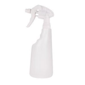 Clear refillable spray bottle