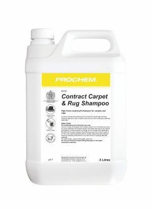 Contract carpet and rug shampoo