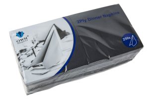 Dinner Napkins Black